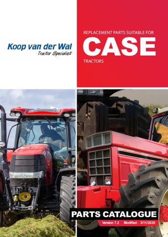 catalogue pièces détachées pour tracteur CASE IH